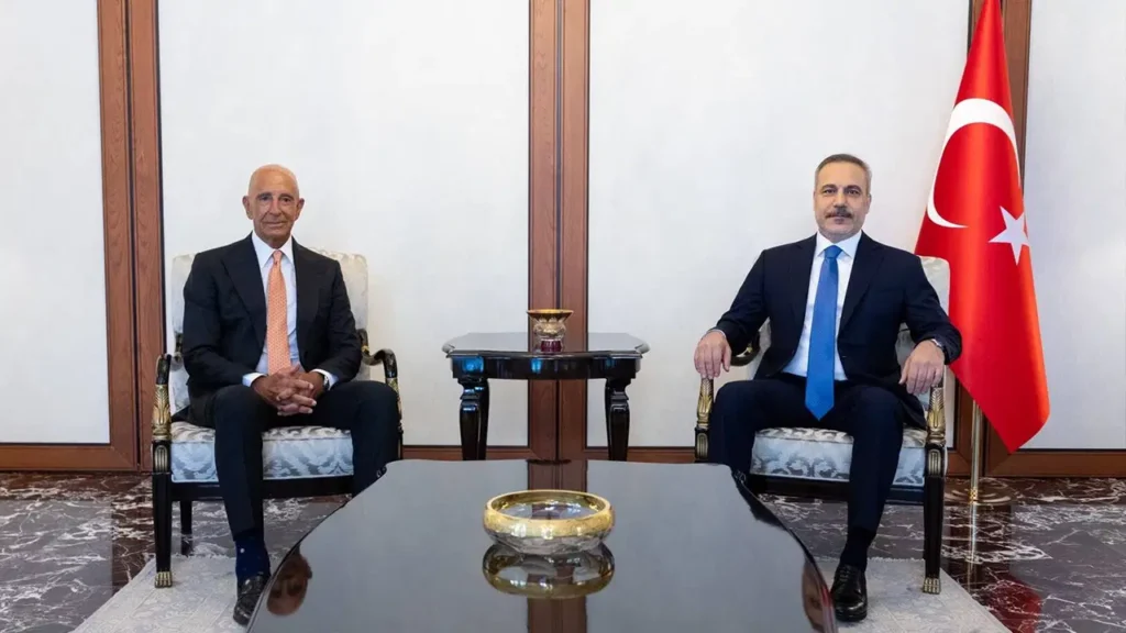 Hakan Fidan, ABD’nin Ankara Büyükelçisi Tom Barrack ile bir araya geldi