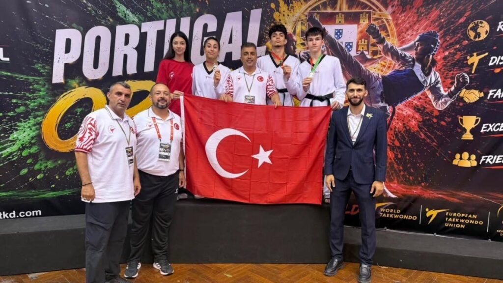 Portekiz’de Türk rüzgarı! Türk taekwondosundan 3 altın madalya